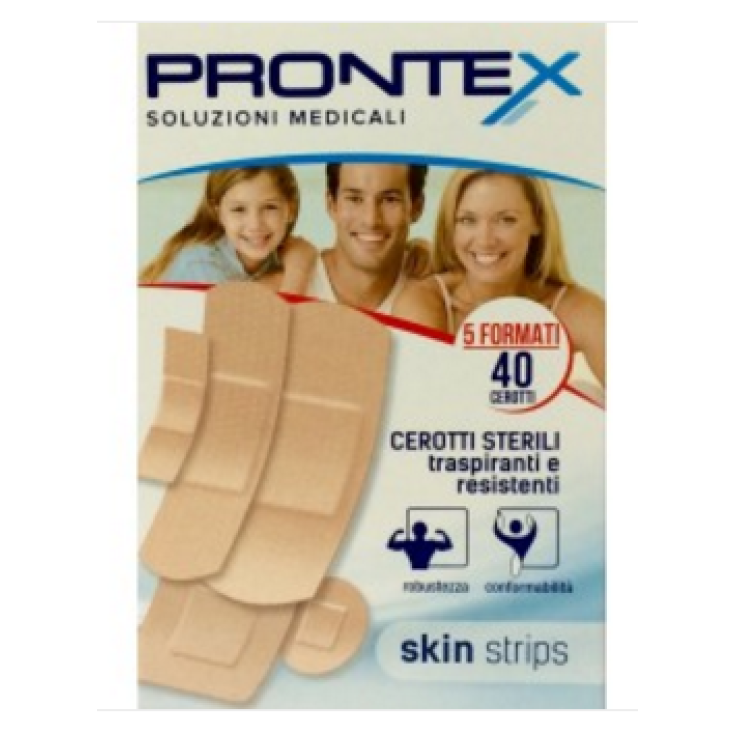 Sécurité Prontex Skin Strips 40 patchs assortis