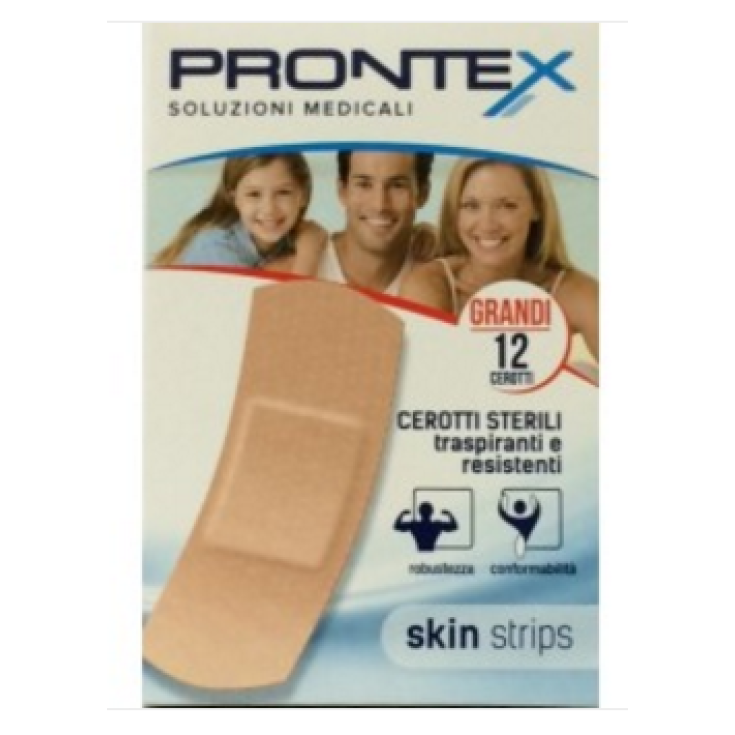 Sécurité Prontex Skin Strips 12 Grands Patchs