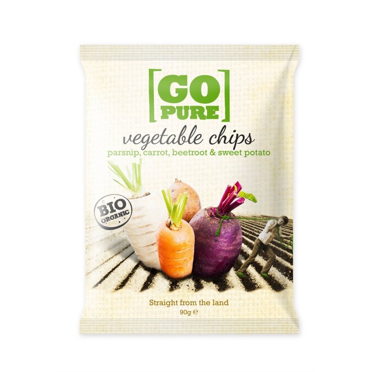 Go Pure Chips de Légumes Bio 90g