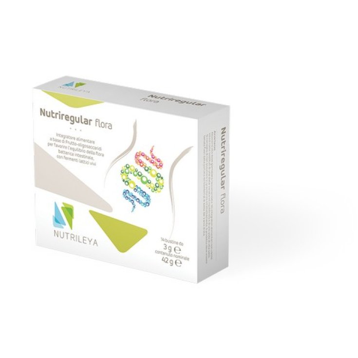 Nutrileya Nutriregular Flore Complément Alimentaire 14 Sachets