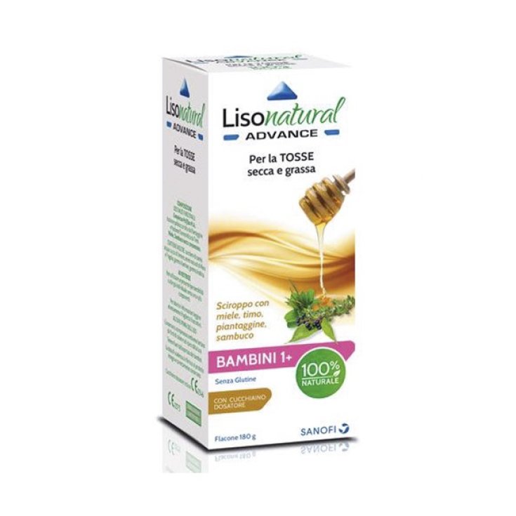 LisoNatural Advance Enfants Toux Sèche et Grasse Dispositif Médical 210 ml