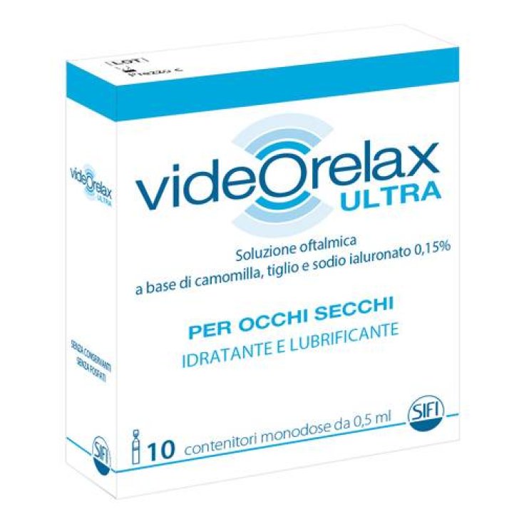 Sifi Videorelax Ultra Lubrifiant Oculaire 0.5ml 10 Pièces