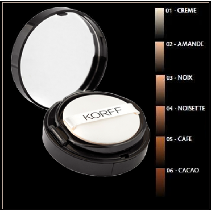 Korff Make Up Cushion Foundation Spf25 Couleur 01 Crème 12g