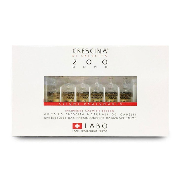 Labo Crescina Transdermique Re-Croissance 200 Homme 20 Ampoules