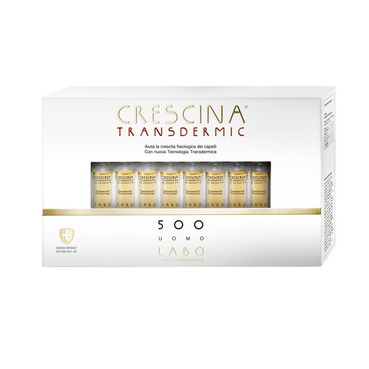 Labo Crescina Transdermique Re-Croissance 500 Homme 20 Ampoules