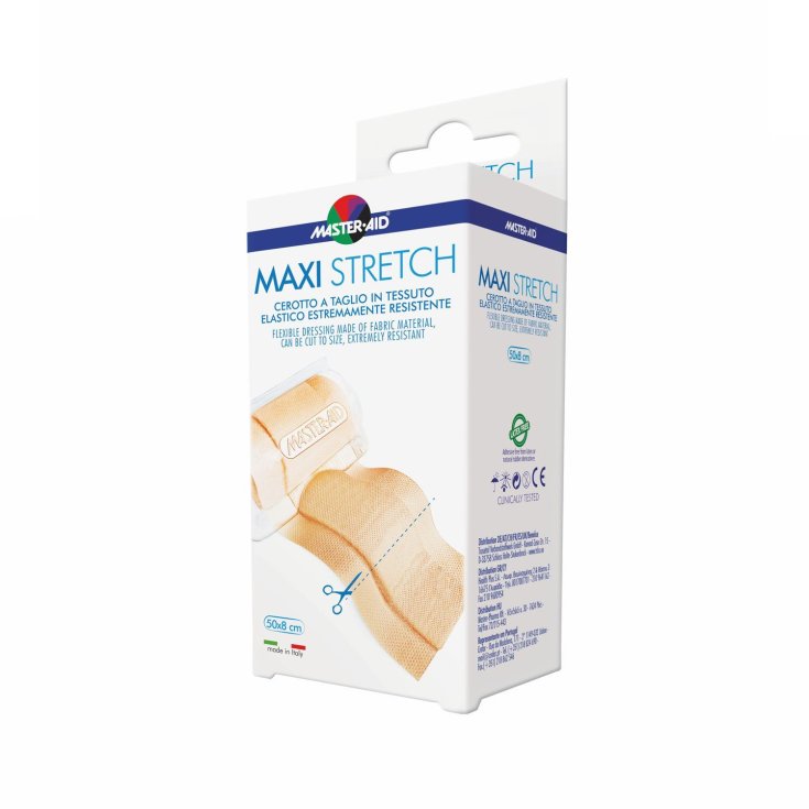 Patch Master-Aid® Maxi Stretch Cut En Tissu Élastique Extrêmement Résistant 1 Pièce 50x8cm