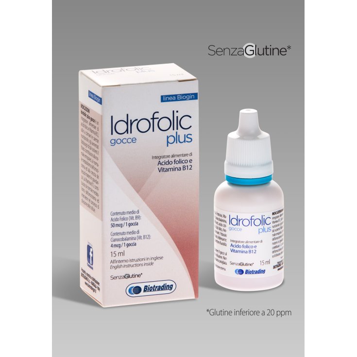 Biotrading Idrofolic Plus Gouttes 15 ml