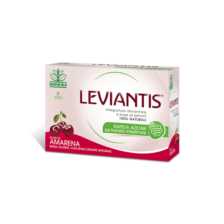 Nathura Leviantis Complément Alimentaire Goût Cerise Noire 16 Sachets