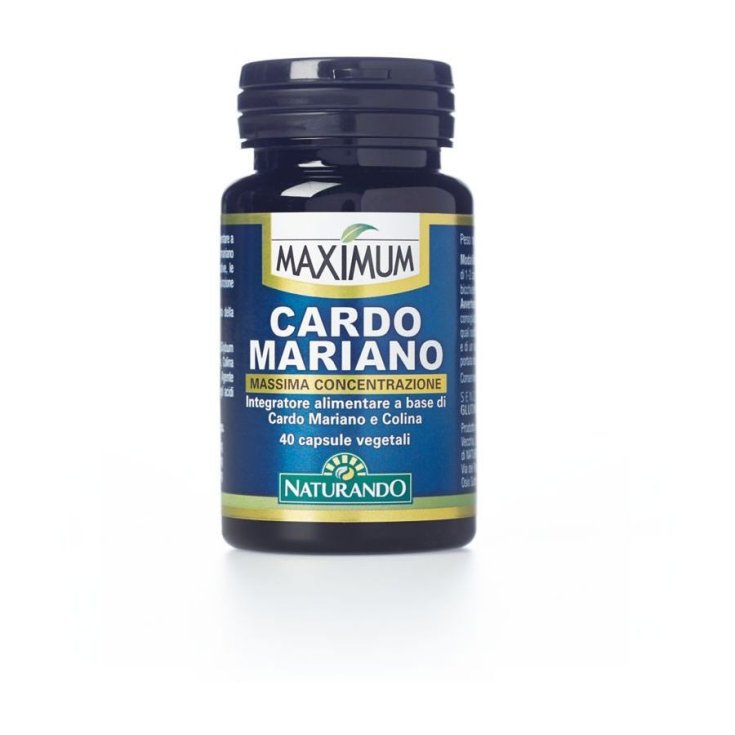 Naturando Maximum Cardo Mariano Complément Alimentaire 40 Gélules