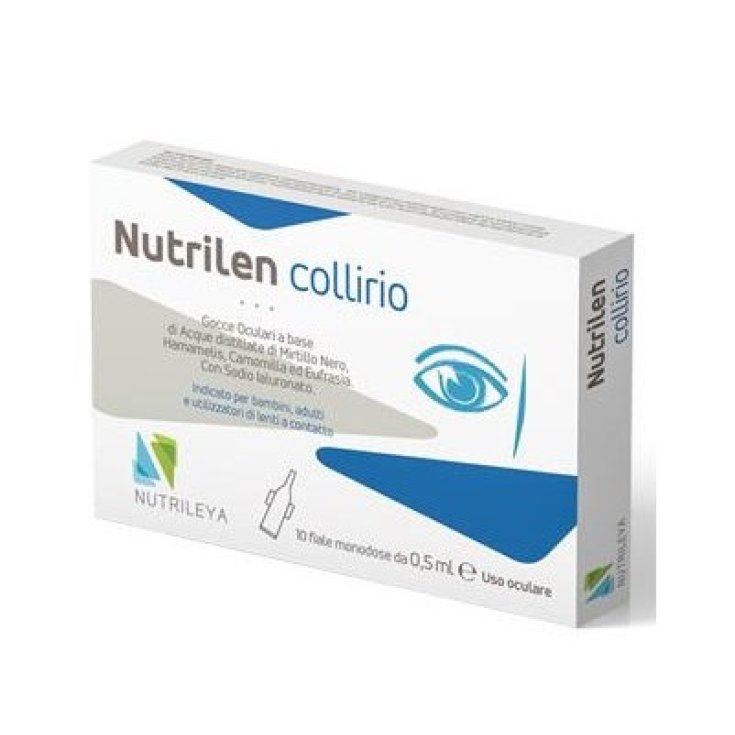 Nutrileya Nutrilen Collyre 10 Ampoules Unidoses De 0,5 ml