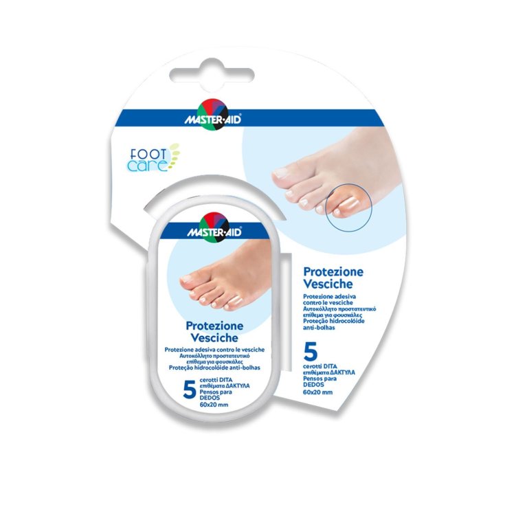 Master-Aid® Foot Care Blister Protection 5 Doigts Patchs 60x20mm