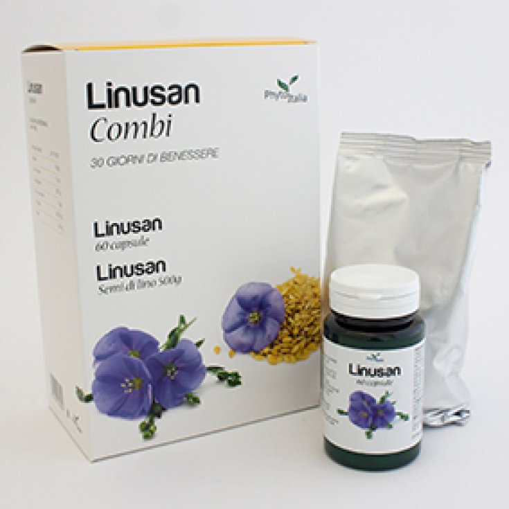 Phytoitalia Linusan Combi Complément Alimentaire 30 Gélules + 23g Poudre