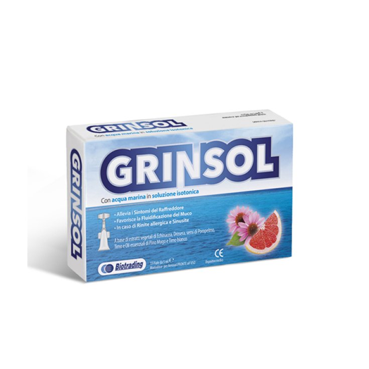 Biotrading Unipersonale Grinsol Fitoaerosol 15 Flacons x 5ml