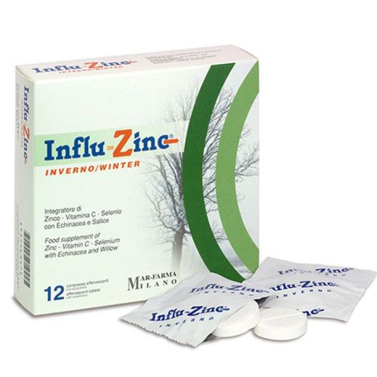 Mar-Farma Influ-Zinc Complément Nutritionnel Hiver 12 Comprimés Effervescents