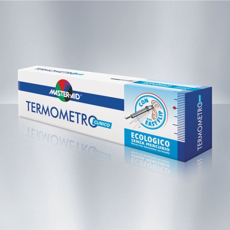 Master-Aid® Thermomètre clinique écologique sans mercure avec EasyFlip 1 pièce