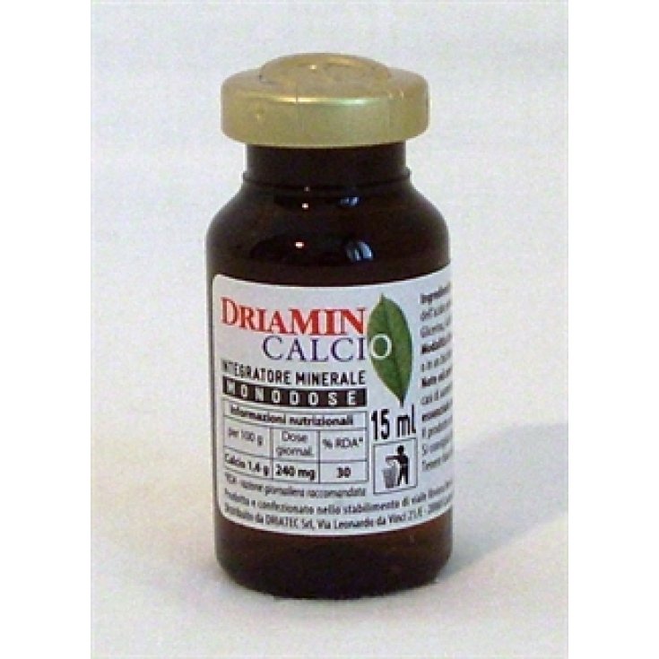 Driatec Driamin Calcium Complément Minéral Pack de 10 Flacons de 15 ml