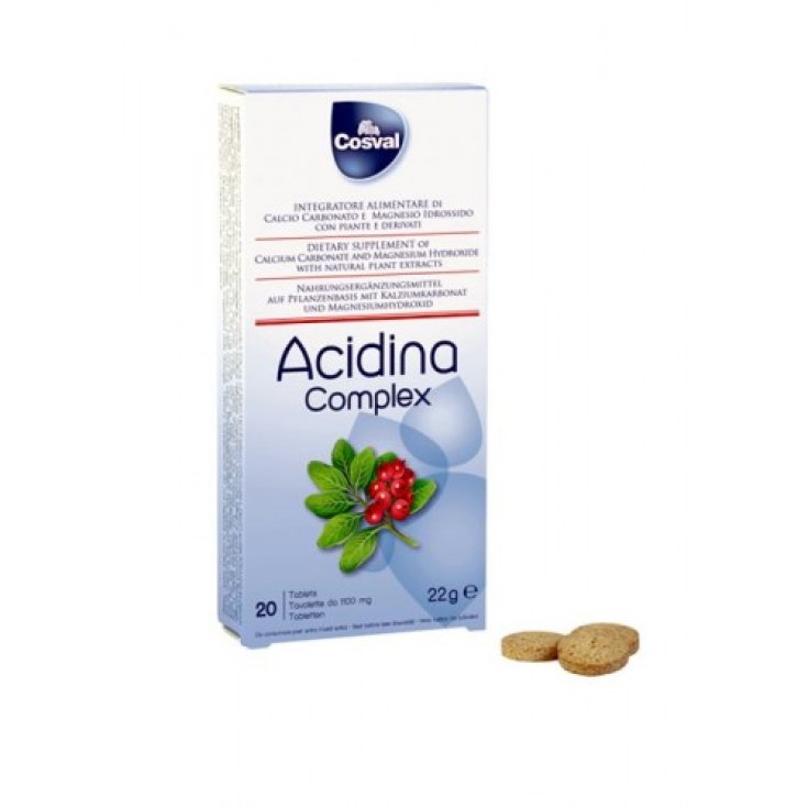 Cosval Complexe Acidina Complément Alimentaire 20 Comprimés
