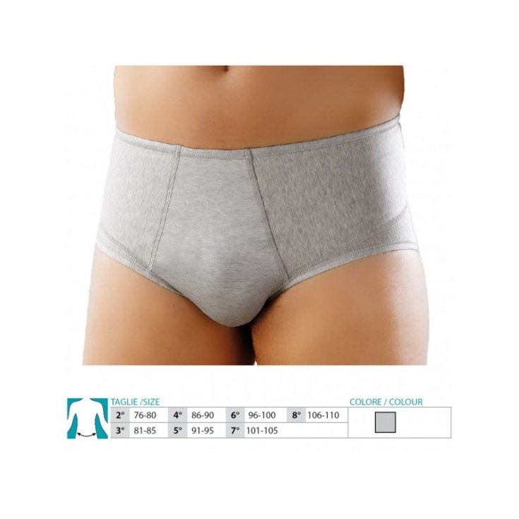 Orione 508 Slip Homme Ch Coton Gris 5