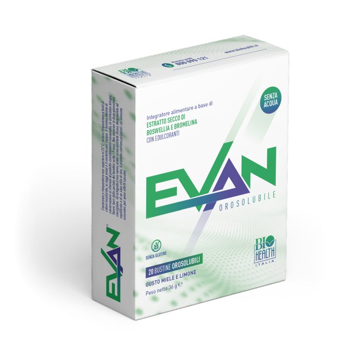 Biohealth Evan Orosolubile Complément Alimentaire Pack de 20 Sticks