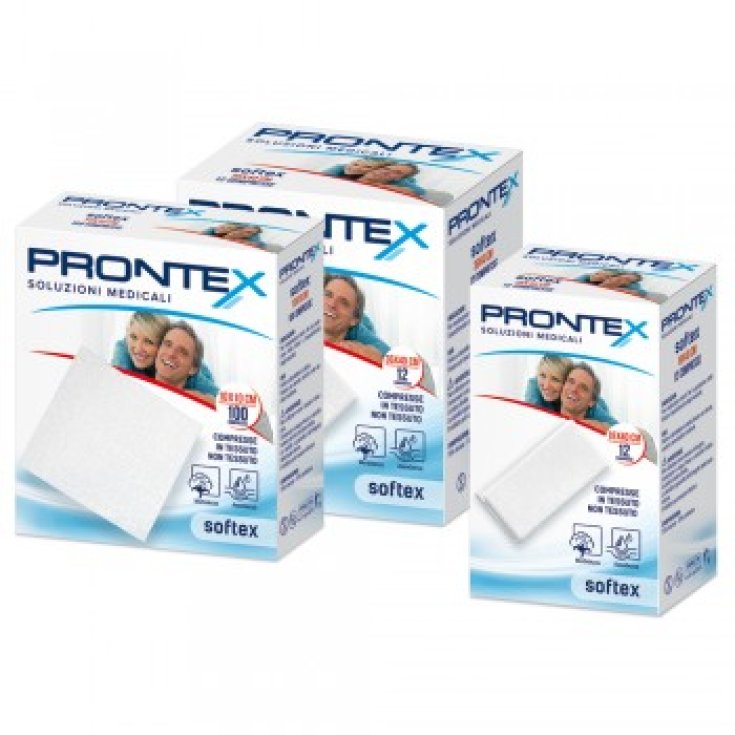 Safety Prontex Softex Comprimés stériles 10x10cm 12 pièces