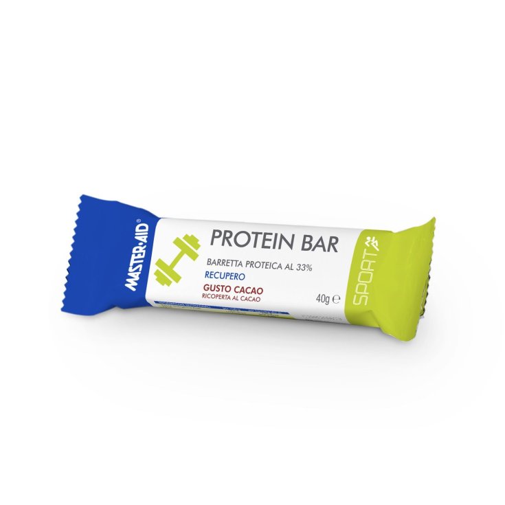 Master-Aid® Sport Protein Bar 33% Barre Protéinée Récupération Goût Cacao 40g