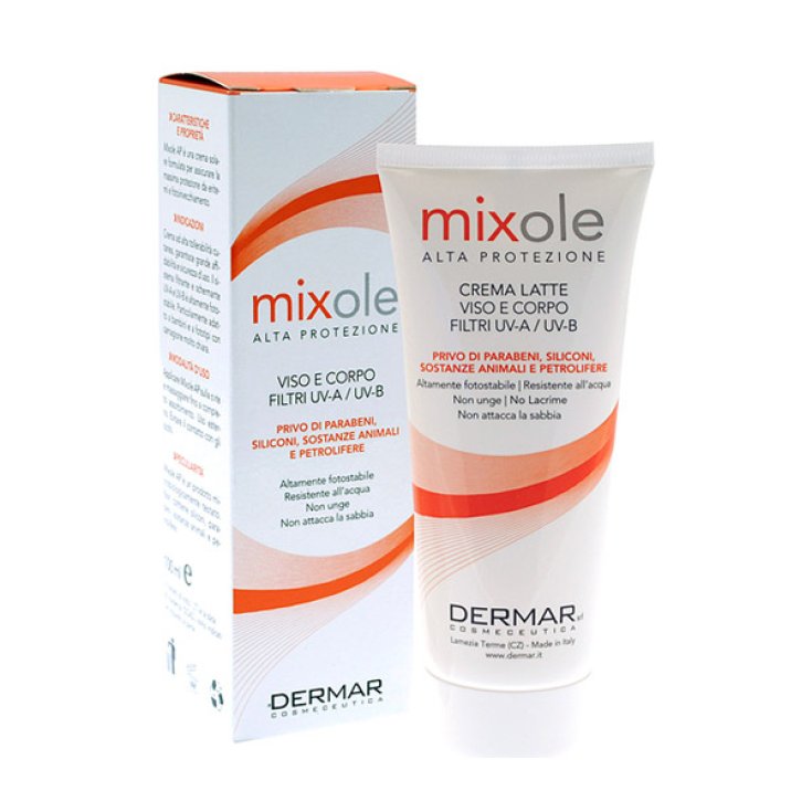 Dermar Mixole Crème Solaire Haute Protection 100 ml