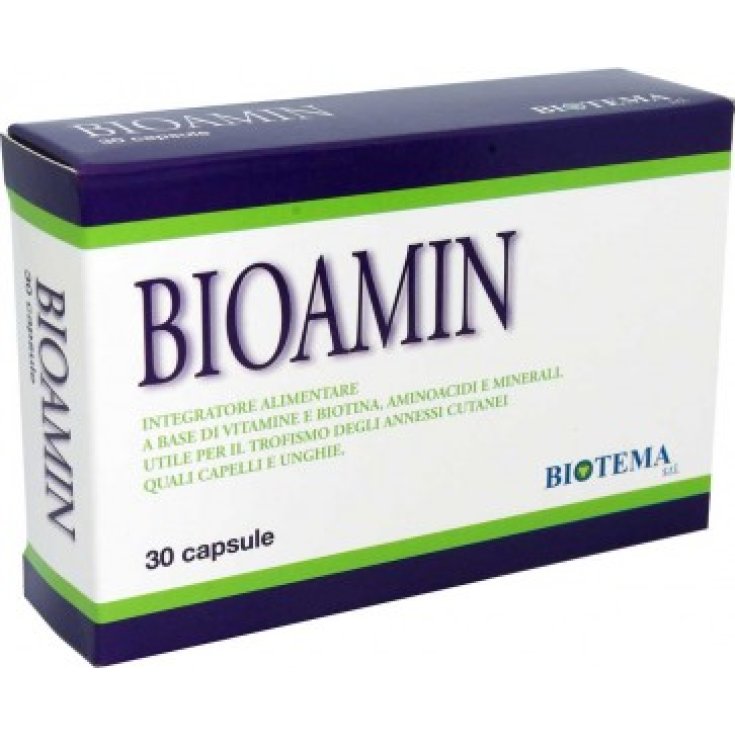 Biotema Bioamin - Complément Alimentaire 30 Gélules de 400mg