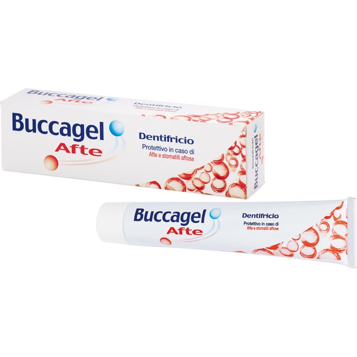 Curaden Buccagel Afte Dentifrice Protecteur en Etui d'Afte 50 ml