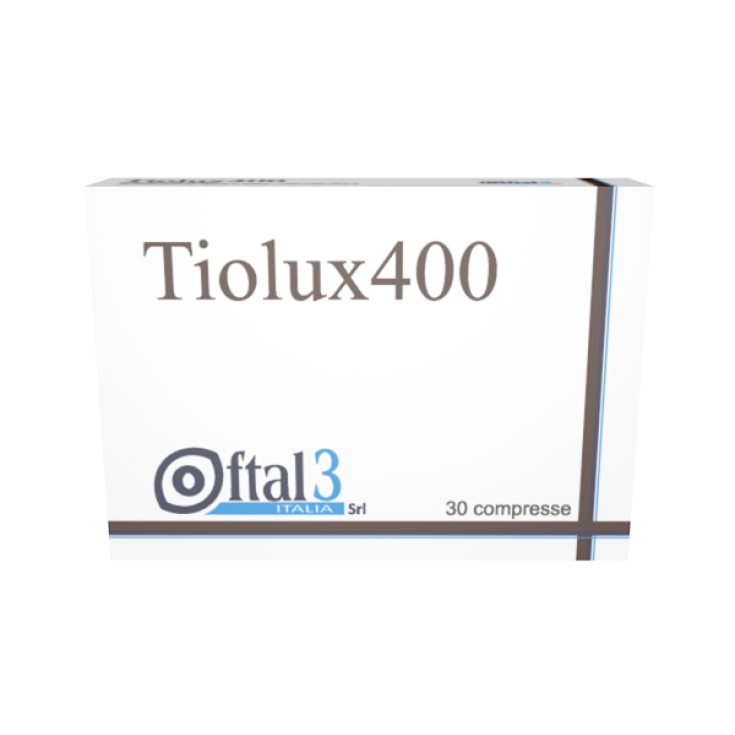 Oftal 3 Italia Tiolux 400 Complément Alimentaire 30 Comprimés