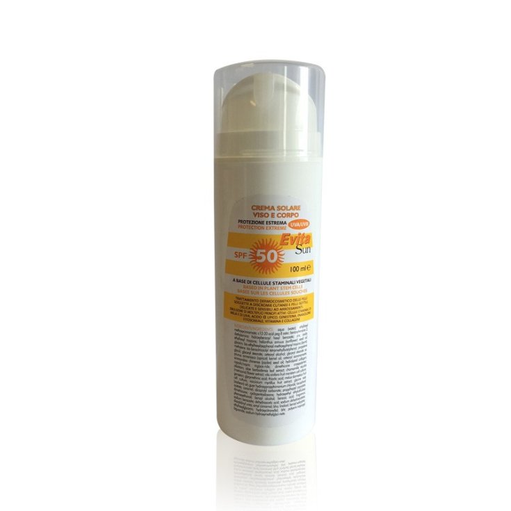 Interfarmac Evita Sun Extreme Protection SPF 50+ Crème Solaire Visage Et Corps 100 ml