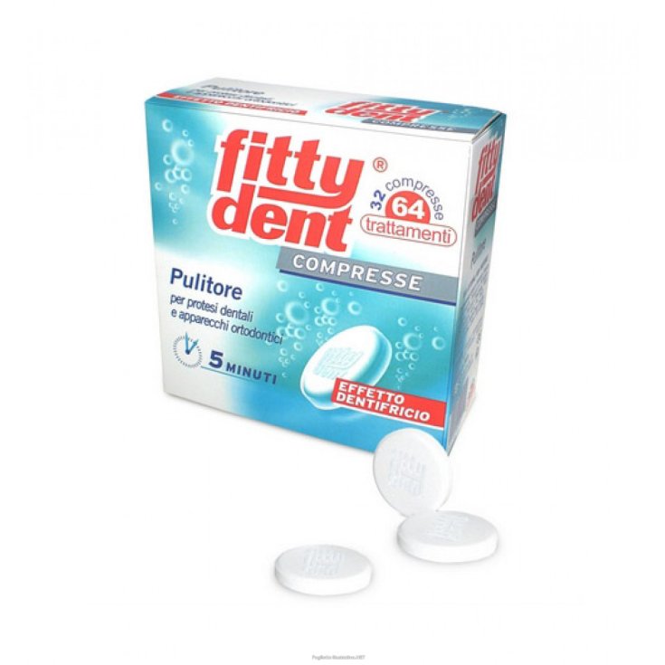 Fittydent Comprimés Pour Prothèses Dentaires Et Appareils Orthodontiques 32 Comprimés