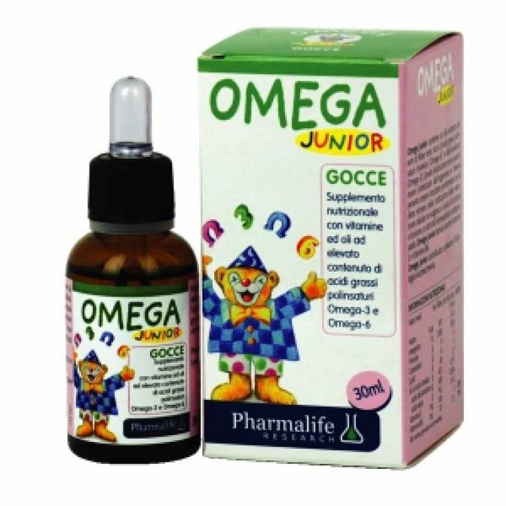 PharmaLife Omega Junior Gouttes Complément Alimentaire 30 ml