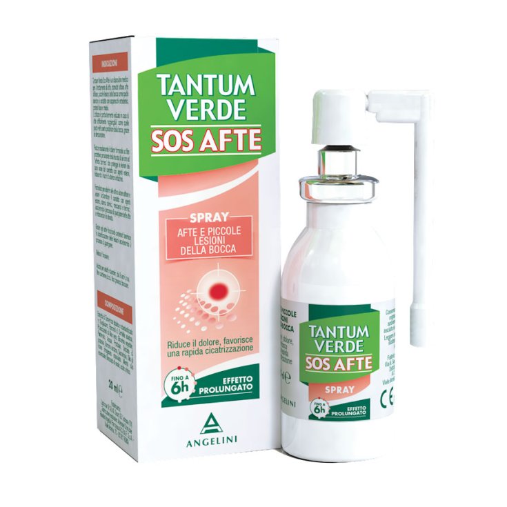 Angelini Tantum Verde Sos Afte Afte Spray Traitement 20 ml