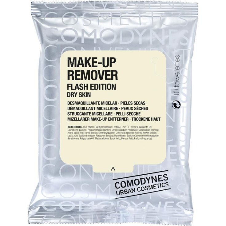 Comodynes Make-Up Remover Flash Edition Peau Sèche Peau Sèche 20 Lingettes démaquillantes