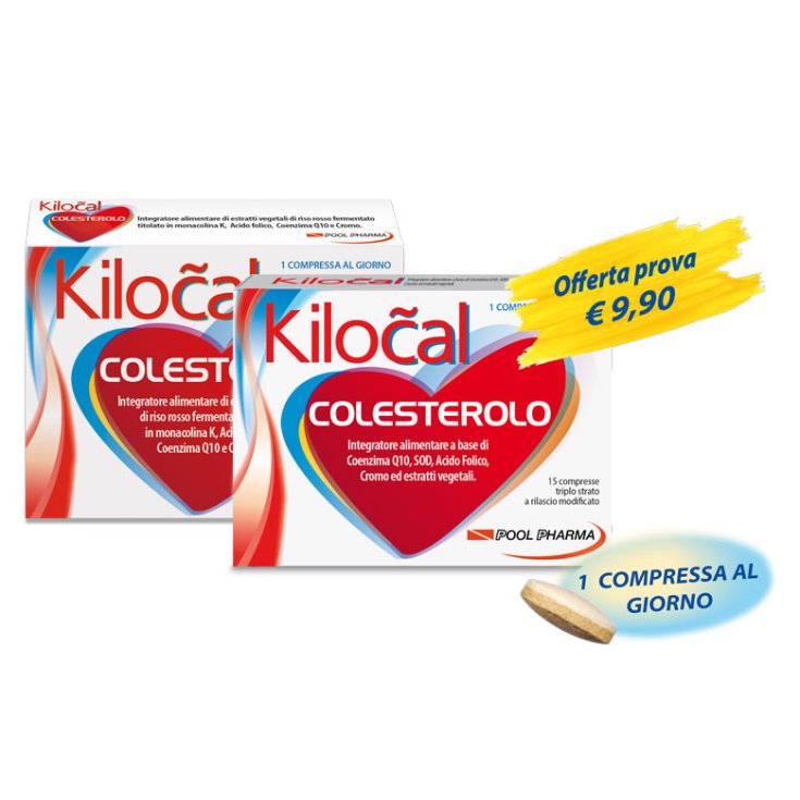 PoolPharma Kilocal Cholestérol Complément Alimentaire 15 Comprimés