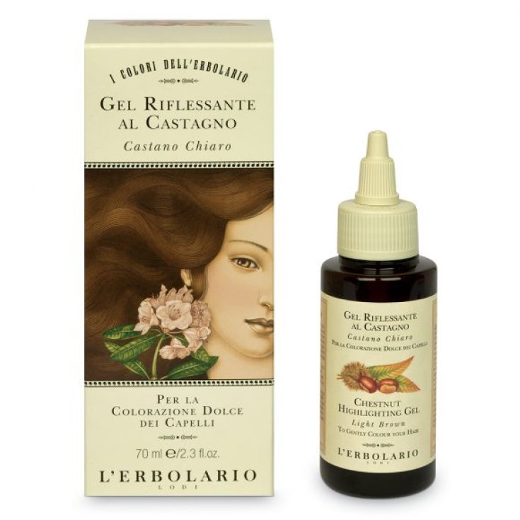 L'Erbolario Light Brown Chestnut Reflecting Gel - Pour la Coloration des Cheveux 70ml