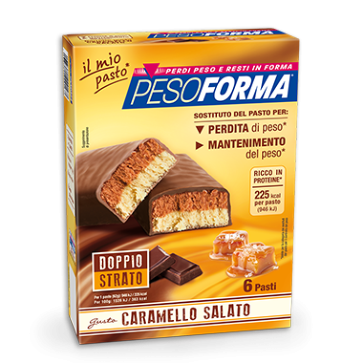 Pesoforma Barres Substituts de Repas Caramel Salé 12 Barres