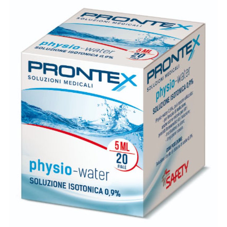 Sécurité Prontex Physio-Eau Solution Isotonique 20 Ampoules de 5 ml