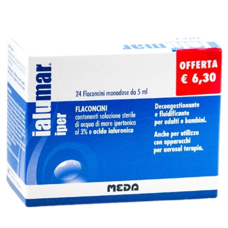 Meda Pharma Ialumar Iper Solution Hypertonique 24 Ampoules De 5 ml Promo