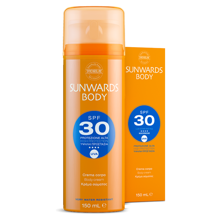 Synchroline Sunwards Crème Corps Haute Protection Spf30 150 ml