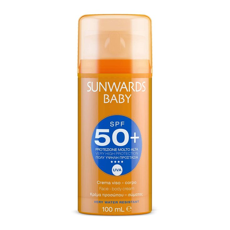 Synchroline Sunwards Bébé Crème Visage-Corps Très Haute Protection Spf50+ 100 ml