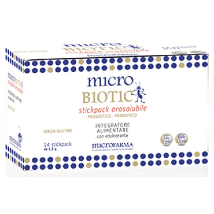 Pack de 14 sticks de complément alimentaire MicroBiotic