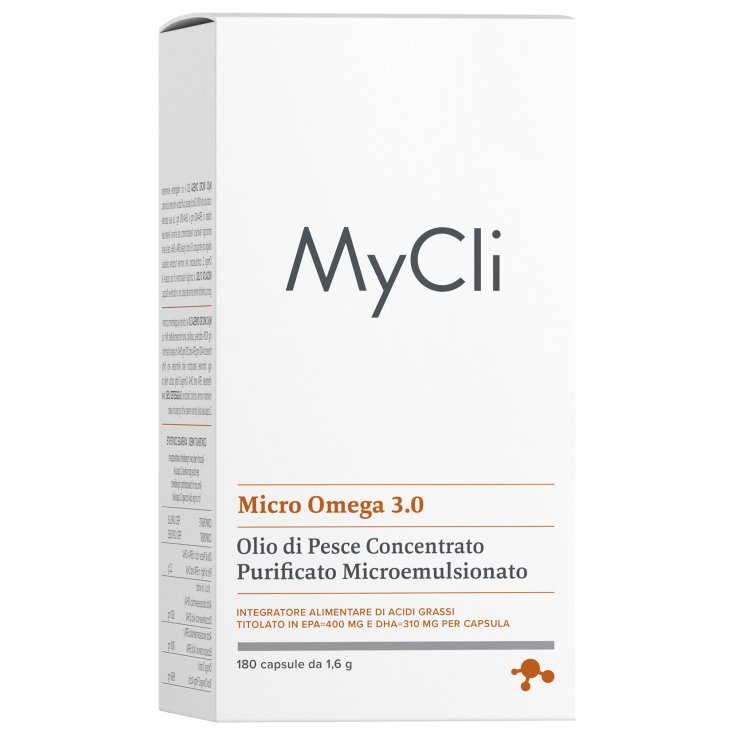 Mycli Oméga 3,0 Complément Alimentaire 180 Gélules