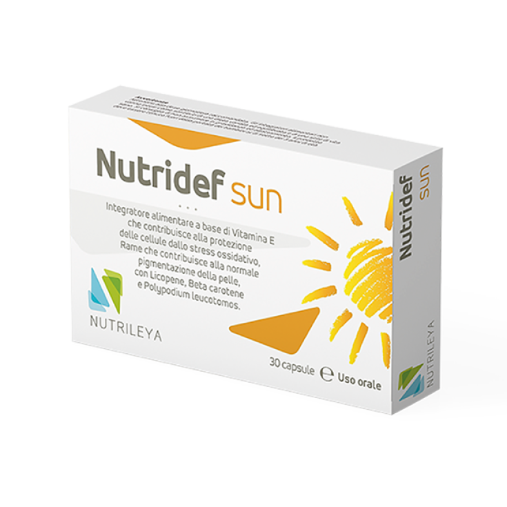 Nutrileya Nutridef Complément Alimentaire Solaire 30 Gélules