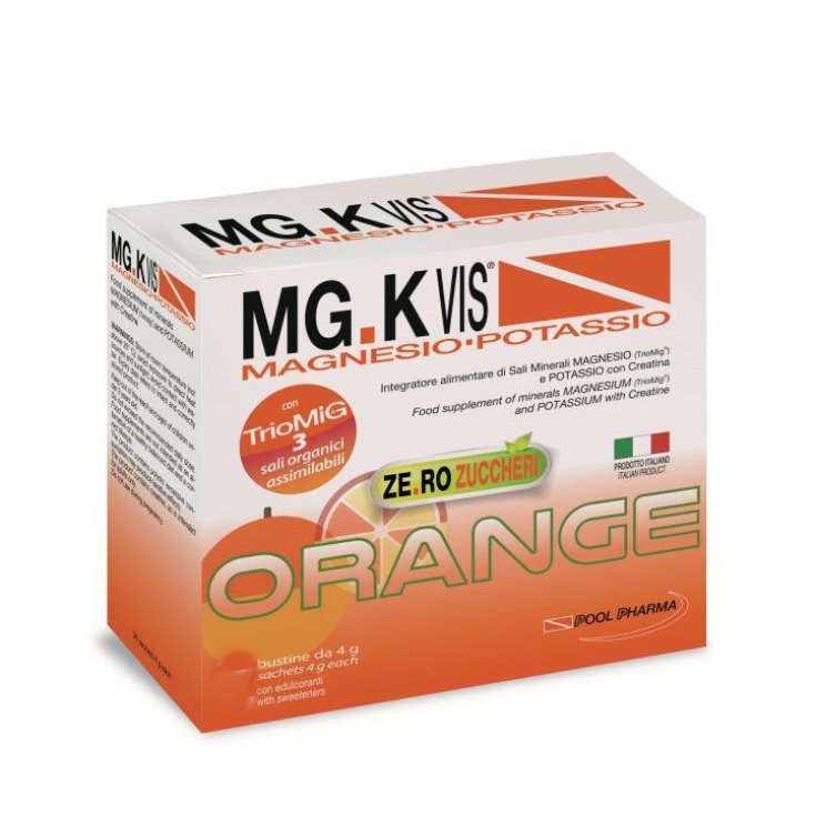 Pool Pharma Mgk Vis Orange Zéro Sucre 30 Sachets