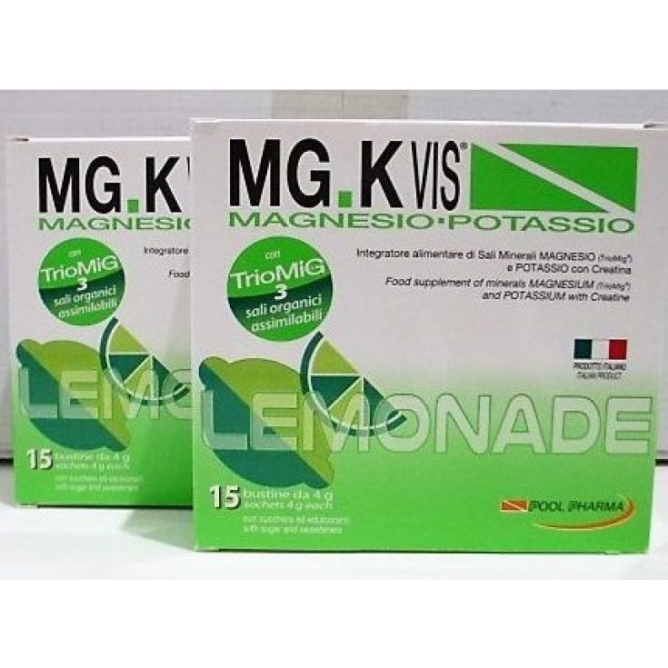 Pool Pharma Mgk Vis Limonade Complément Alimentaire 15 + 15 Sachets