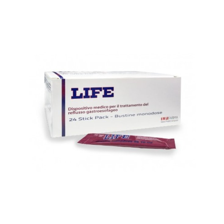 IP Farma Life Stick Monodose Pour Le Traitement Du Reflux Gastro-Œsophagien 24 sachets