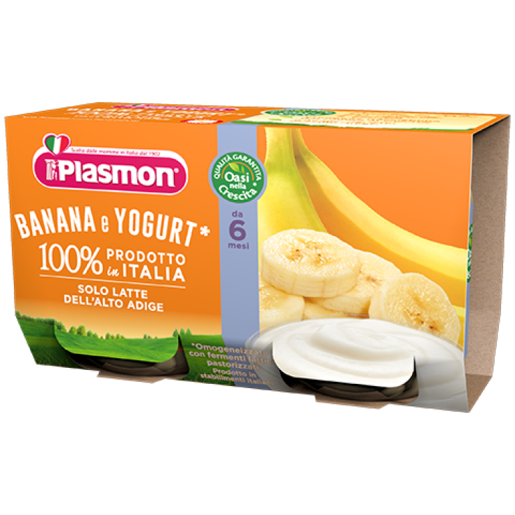 Plasmon Yaourt Banane As 2x120g