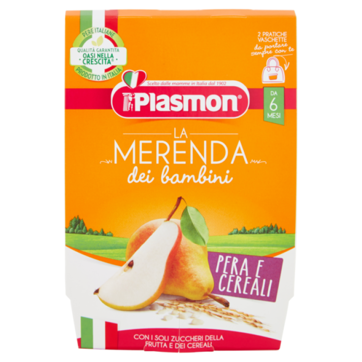 Plasmon Snack Enfant Poire Et Céréales 2x120g