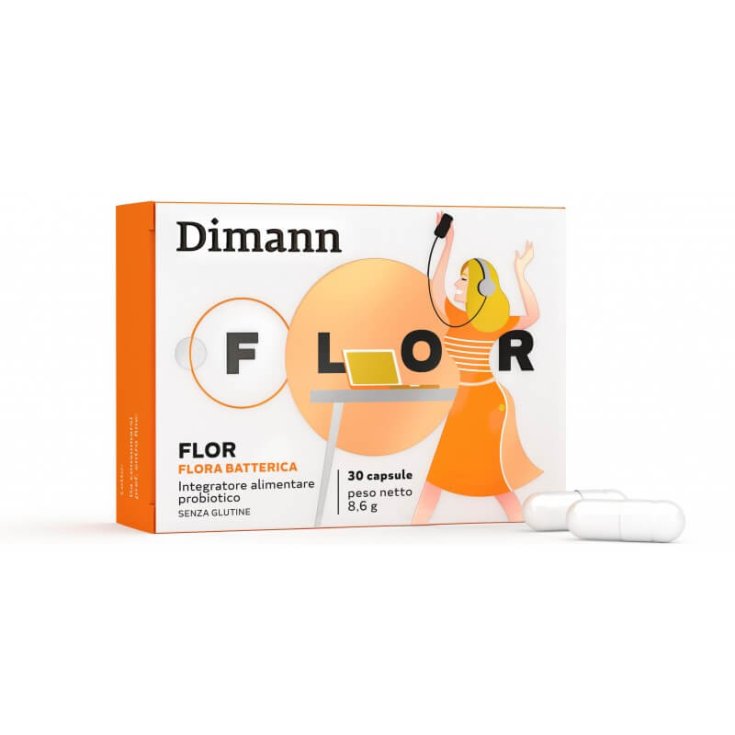 Dimann Flor Complément Alimentaire Probiotique 30 Gélules